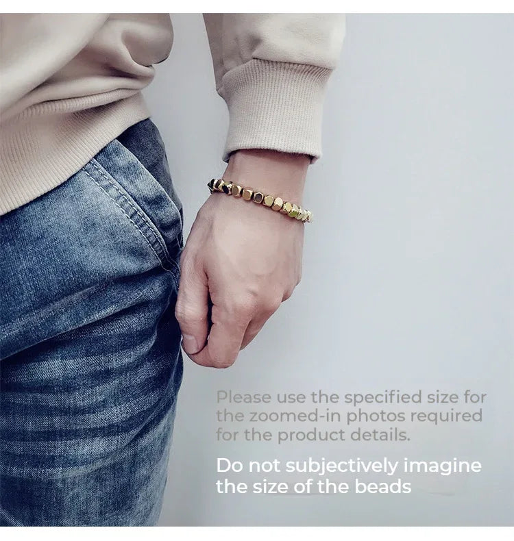 Men's Bead Japanese-style Bracelet - OOAKB