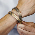 Circular Open - ended Copper Bracelet - OOAKB