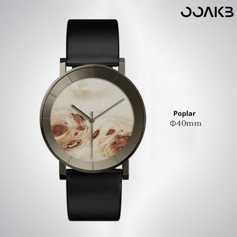Customized Paper Wedding Wooden Clock Watch - Eco-Walnut Dial