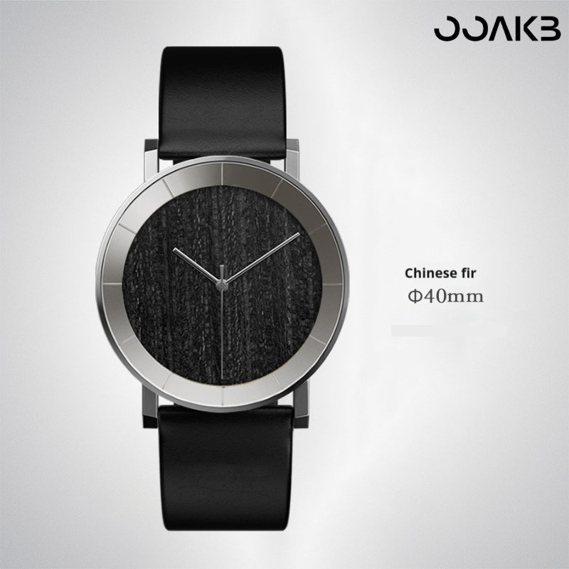 Customized Paper Wedding Wooden Clock Watch - Eco-Walnut Dial