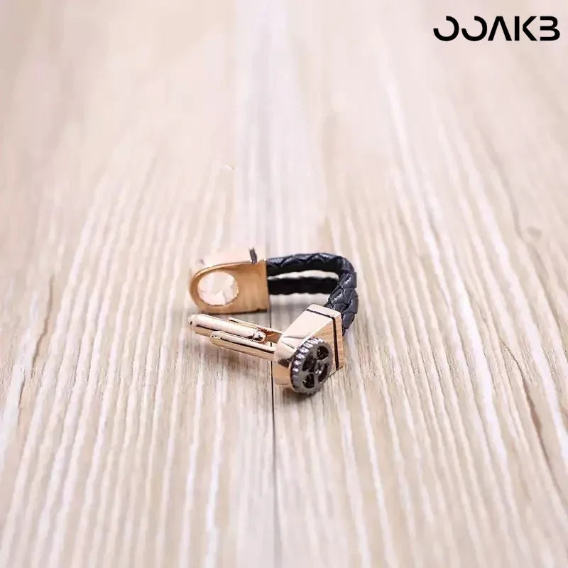 Leather Cufflinks - OOAKB