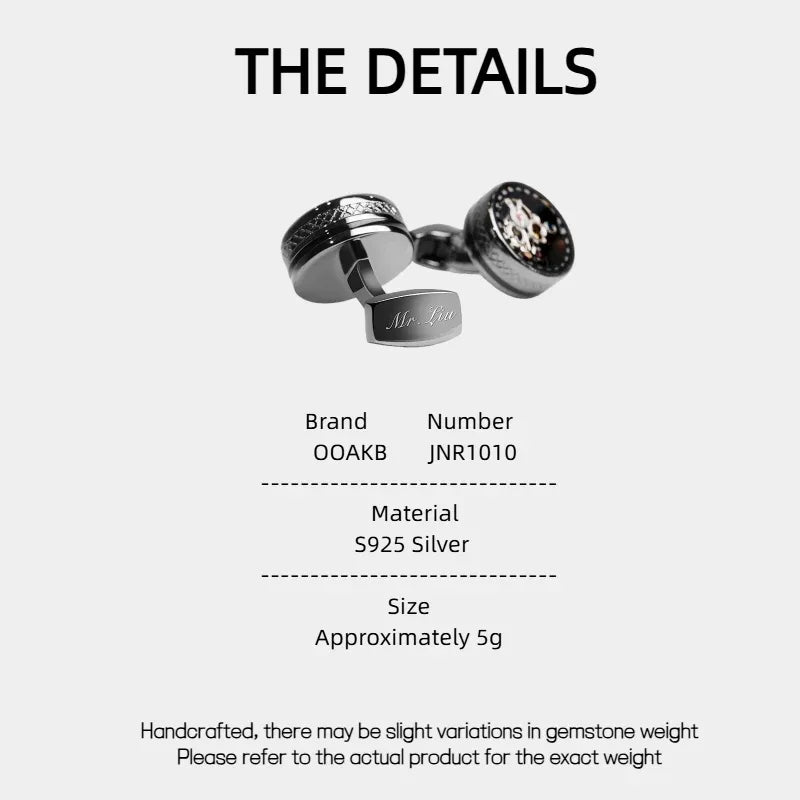 Tourbillon Gear Cufflinks - OOAKB