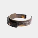 Black Ebony & Copper Bracelet, product view on a neutral background