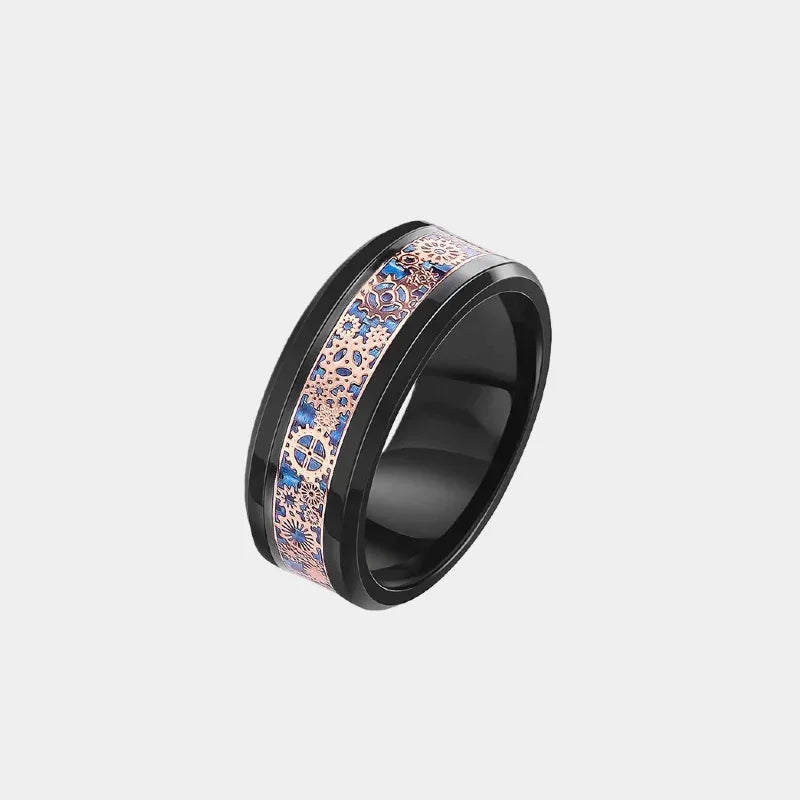 Ceramic Gear Tungsten Ring - OOAKB