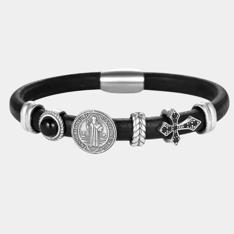 Vintage Leather Bracelet - OOAKB