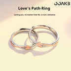 Customized Paper Wedding Paper Plane Couple Rings - 925 Silver