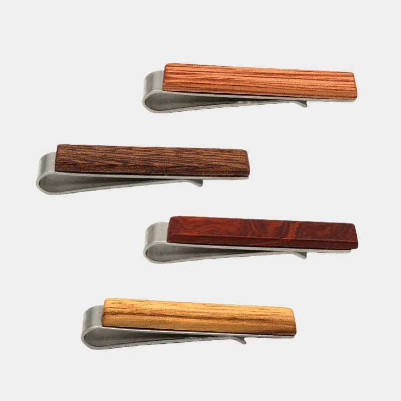Solid Wood Tie Clips - OOAKB