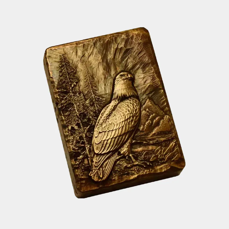 handcrafted brass armor lighter - OOAKB