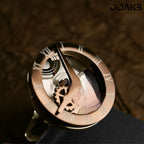 Customized Paper Wedding Clock Gear Cufflinks - Titanium Engraved