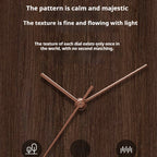 Customized Paper Wedding Wooden Clock Watch - Eco-Walnut Dial