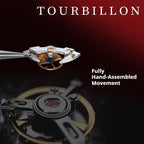 Customized Paper Wedding Tourbillon Gear Cufflinks - Engravable