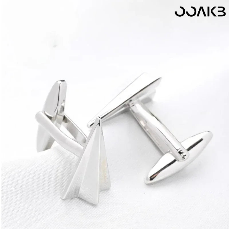 Customized Paper Wedding Paper Plane Cufflinks - OOAKB