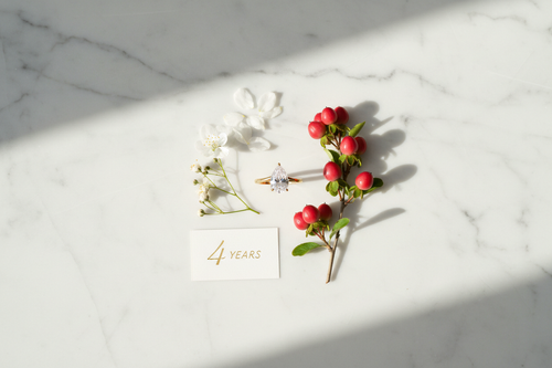 4th Anniversary - Flowers & Fruit