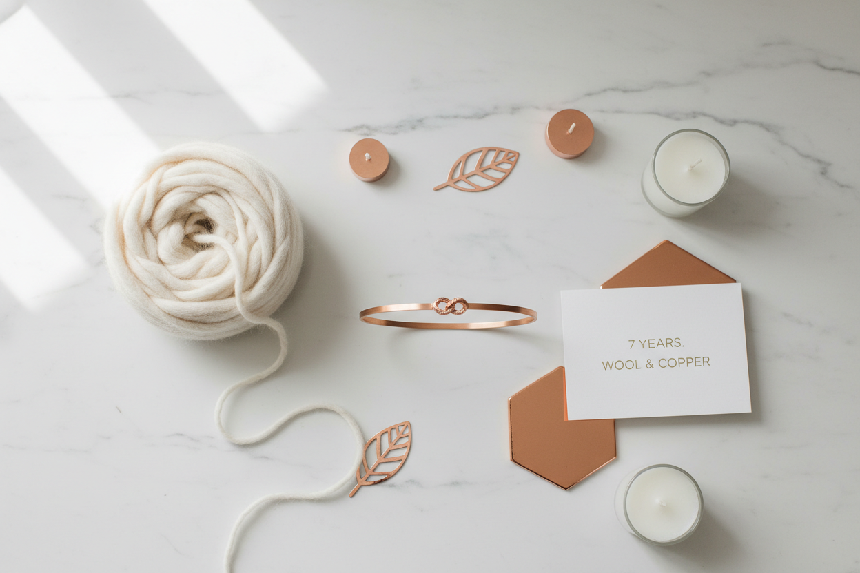 7th Anniversary - Wool & Copper