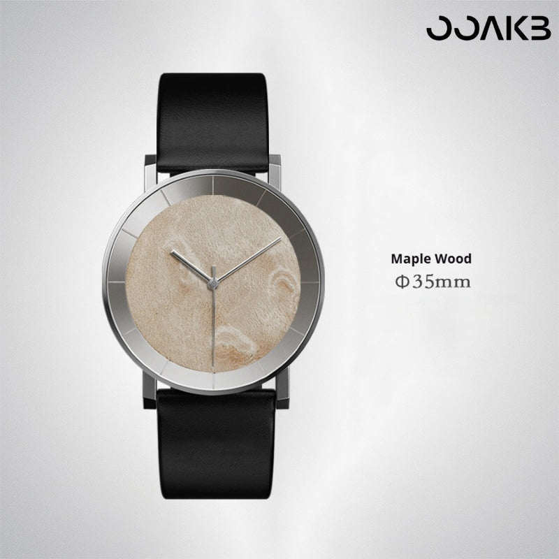Customized Paper Wedding Wooden Clock Watch - Eco-Walnut Dial