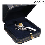Customized Paper Wedding Clock Gear Tie Clip - Engravable