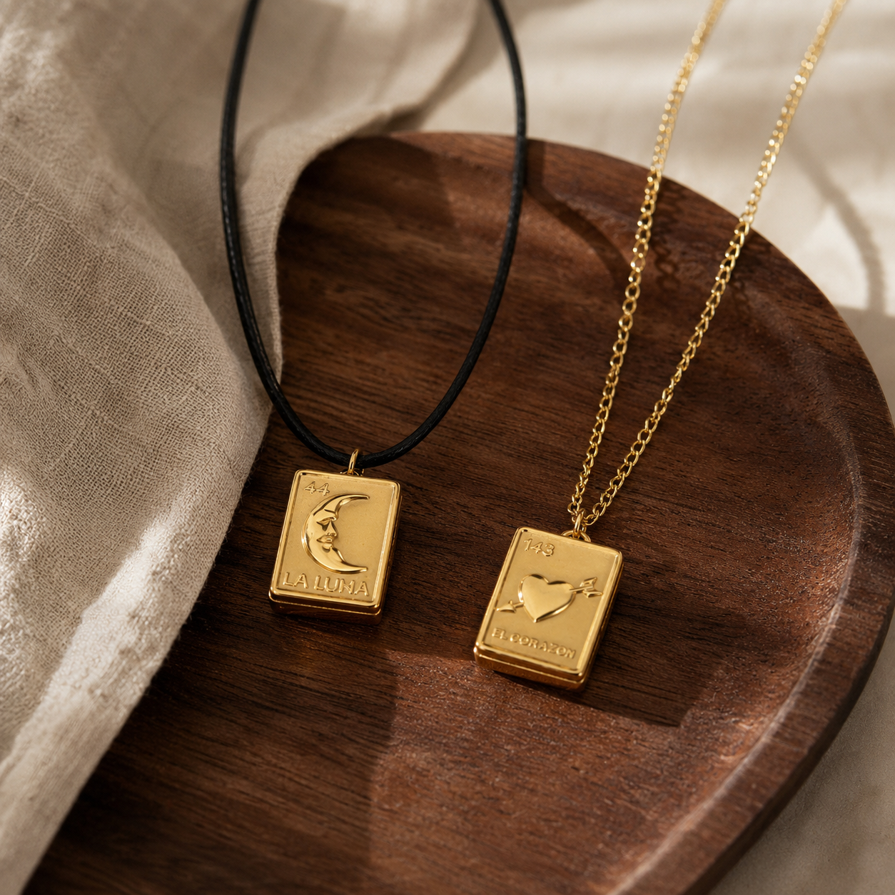Personalized Hidden Photo Locket Necklace Pair – Anniversary Gift