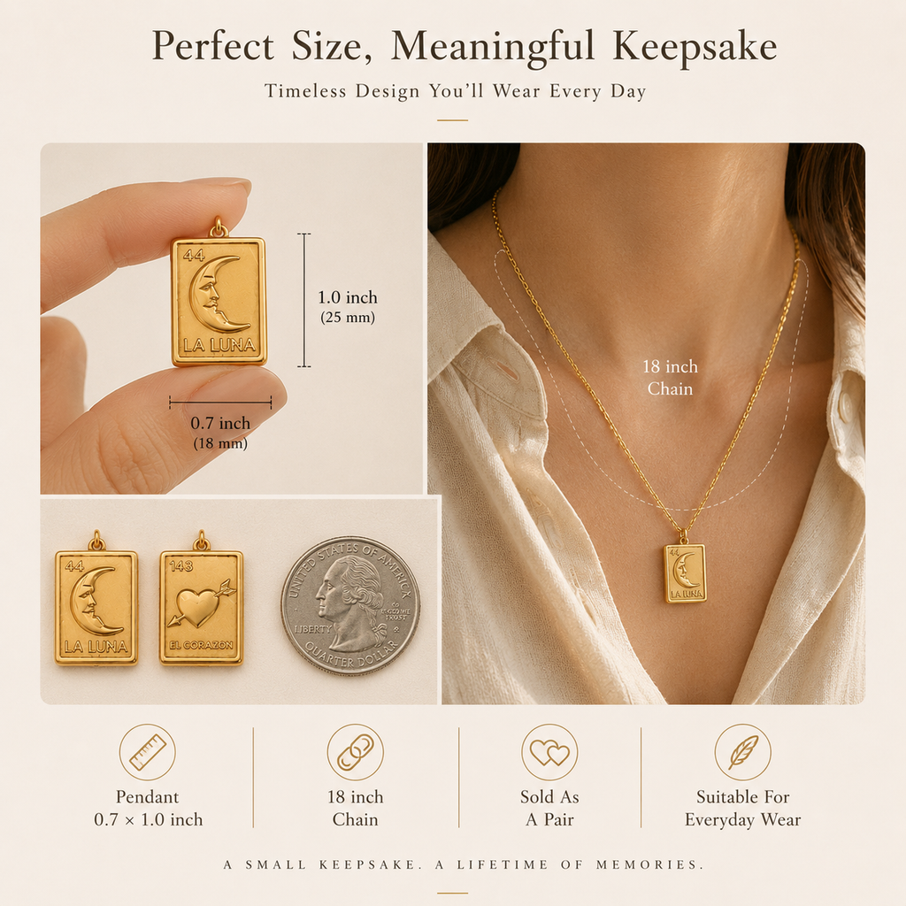 Personalized Hidden Photo Locket Necklace Pair – Anniversary Gift