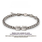 Customized Ge Cuban Bracelet - Ideal Iron Wedding Gift for Couples