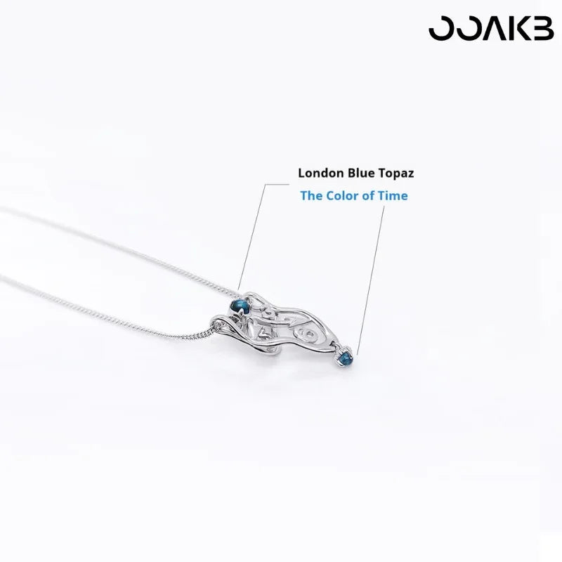 Dali Clock Necklace - OOAKB