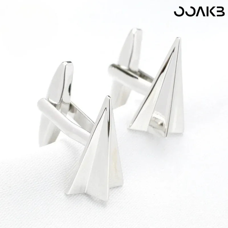 Customized Paper Wedding Paper Plane Cufflinks - OOAKB