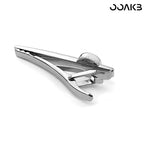 Custom-engraved clock gear tie clip, personalized for paper wedding.