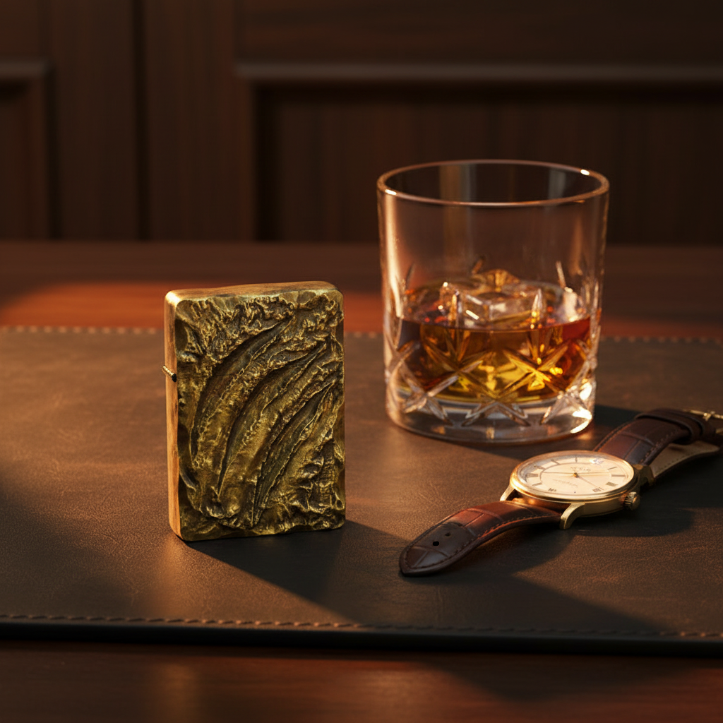 Brass Lighter Scene