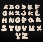 Personalized Leather Initial Charm Set, styled product view