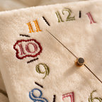 Handmade Personalized Memory Clock, close-up detail