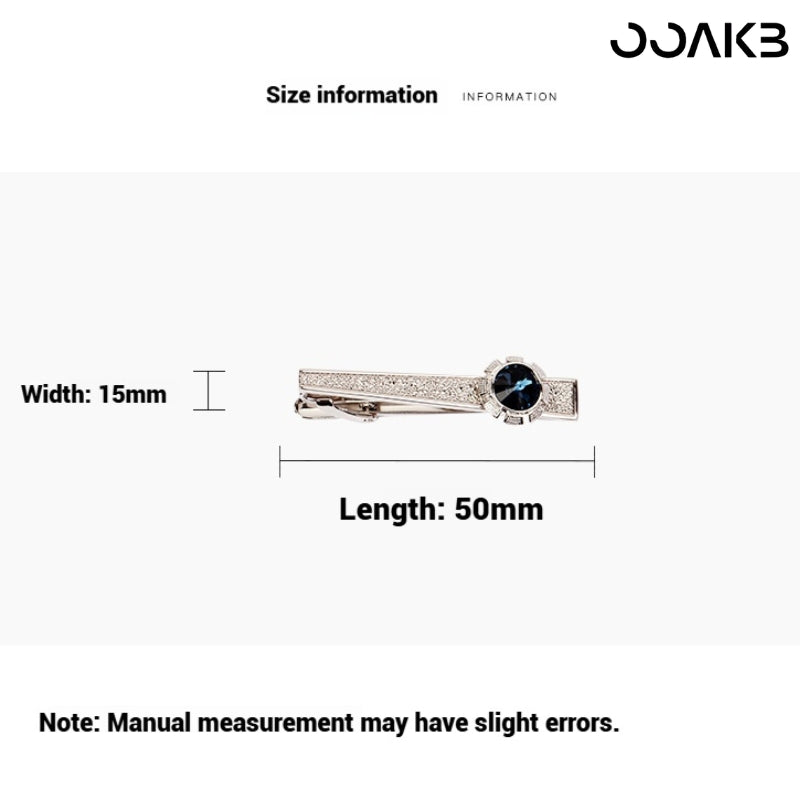 Product dimensions: 50mm length × 15mm width for the tie clip.