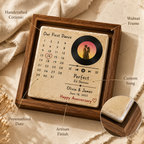 Personalized Ceramic First Dance Song Plaque, product overview