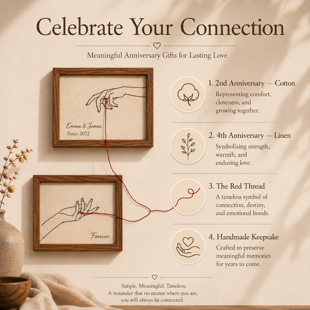 Personalized Embroidered Frame Set, styled product view