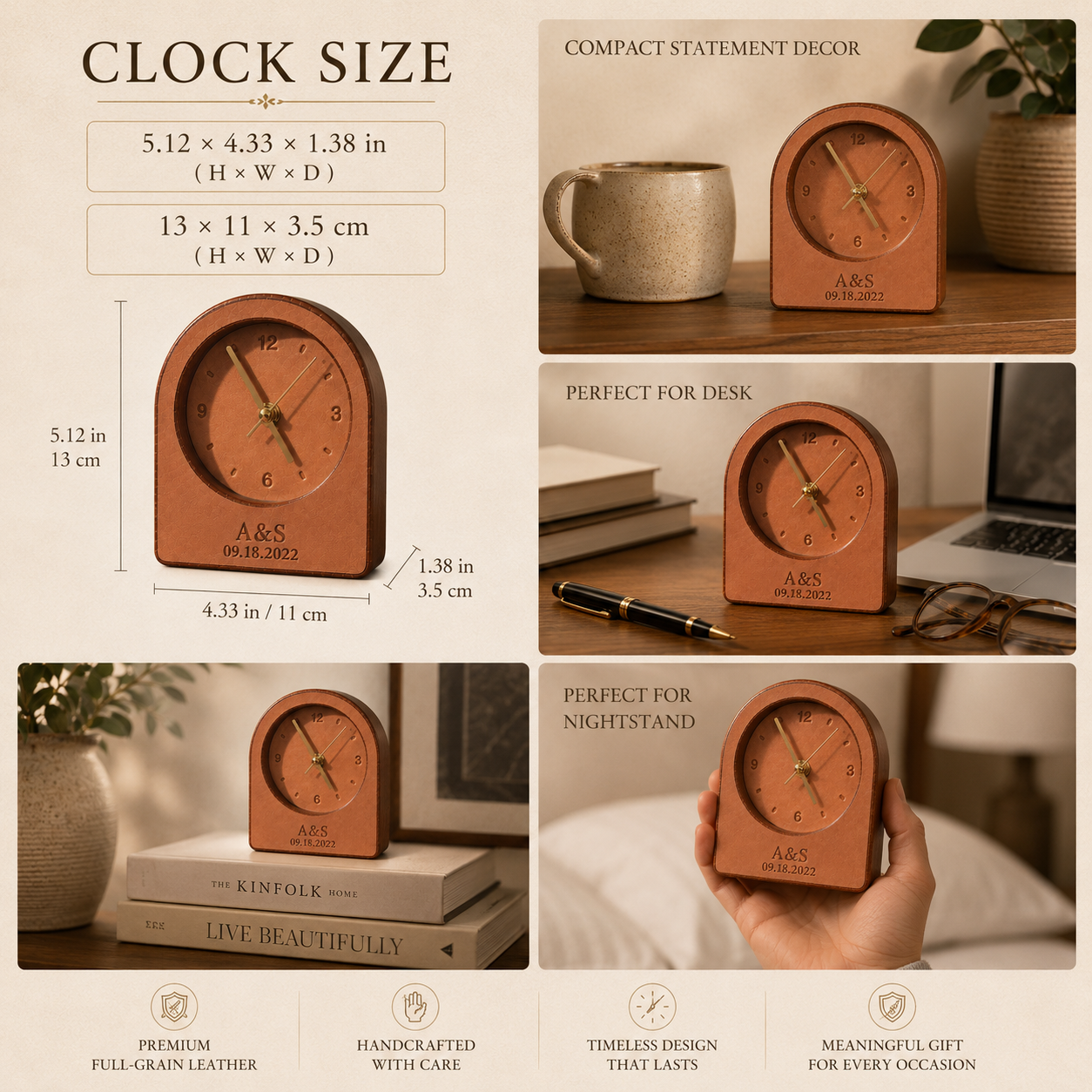 Personalized Full, craftsmanship details
