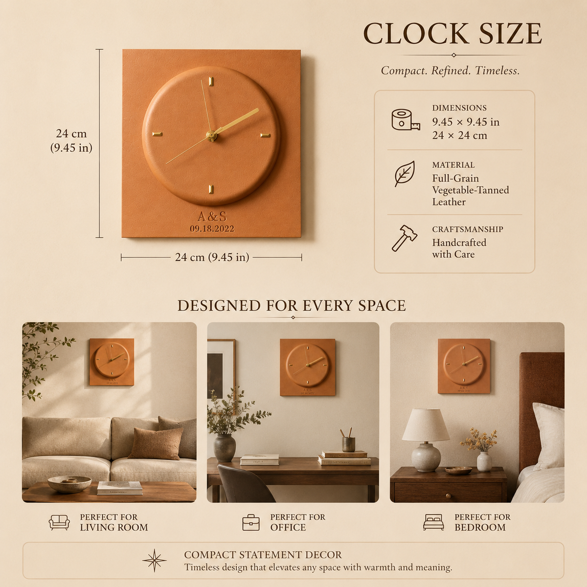 Personalized Full, craftsmanship details