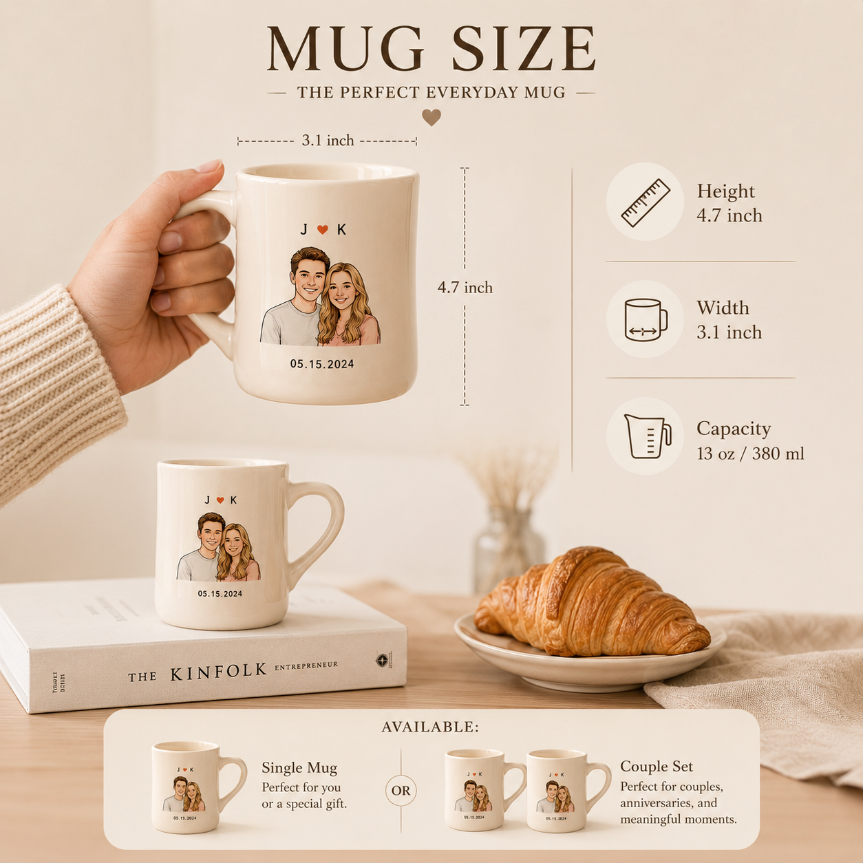 Personalized Hand, size and feature guide