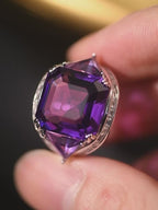 Carmen's Love Series Natural Amethyst Ring
