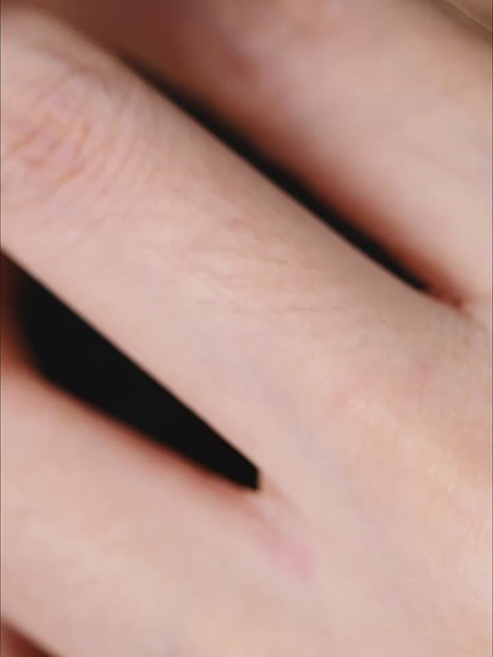 Yearning for the North Star Series Amethyst Adjustable Open Ring